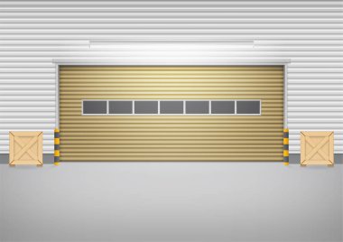 Panjur kapı vektör