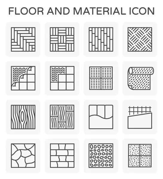 Floor material icon — Stock Vector