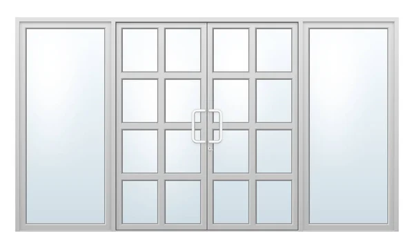 Vecteur de porte en aluminium — Image vectorielle