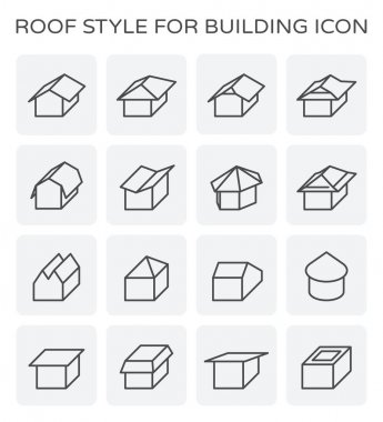 roof type icon clipart