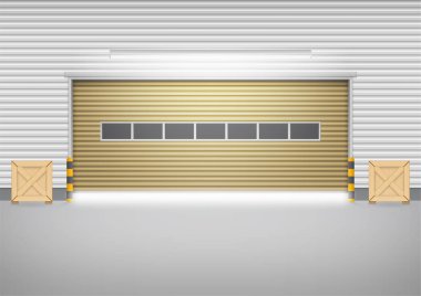 Panjur kapı vektör