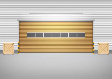 Panjur kapı vektör