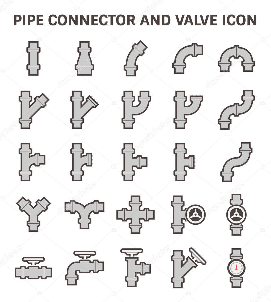 Pipe connector icon
