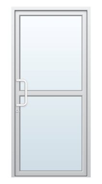 aluminium door vector