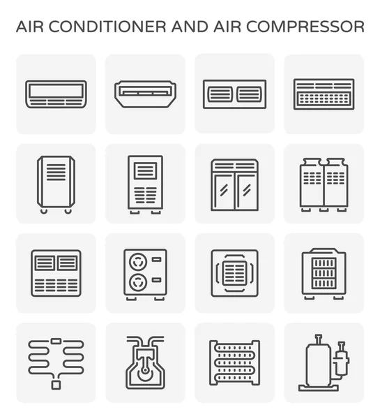 空调机图标 — 图库矢量图片