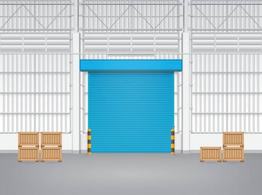 Panjur kapı vektör