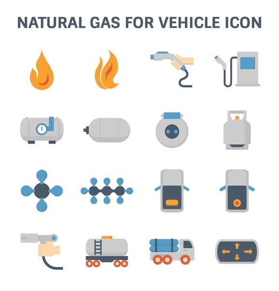 Icona del gas naturale — Vettoriale Stock