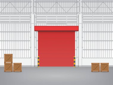 Panjur kapı vektör