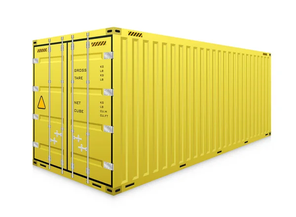 Vettore container cargo — Vettoriale Stock