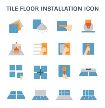 Tile floor icon vector