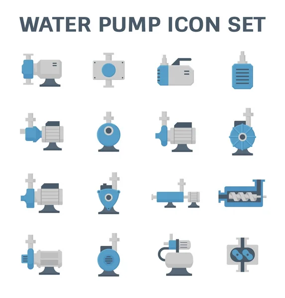 Icona pompa acqua — Vettoriale Stock