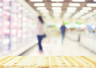 bulanık süpermarket arka plan