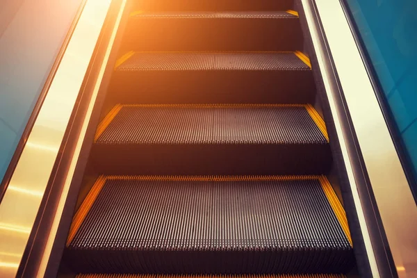 Escalator step inside — Stock Photo, Image