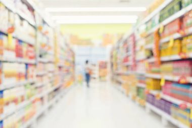 alışveriş arka plan bulanık