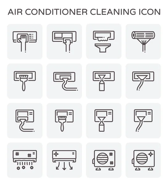 Limpeza do ar condicionado —  Vetores de Stock