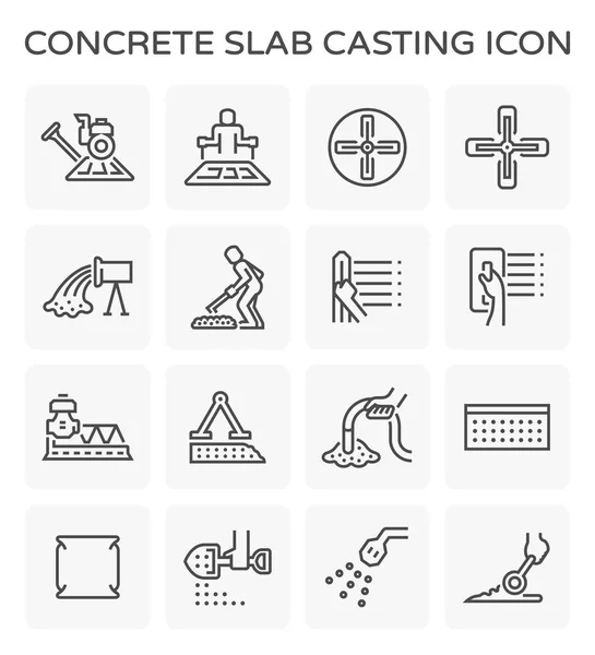Concrete slab icon — Stock Vector