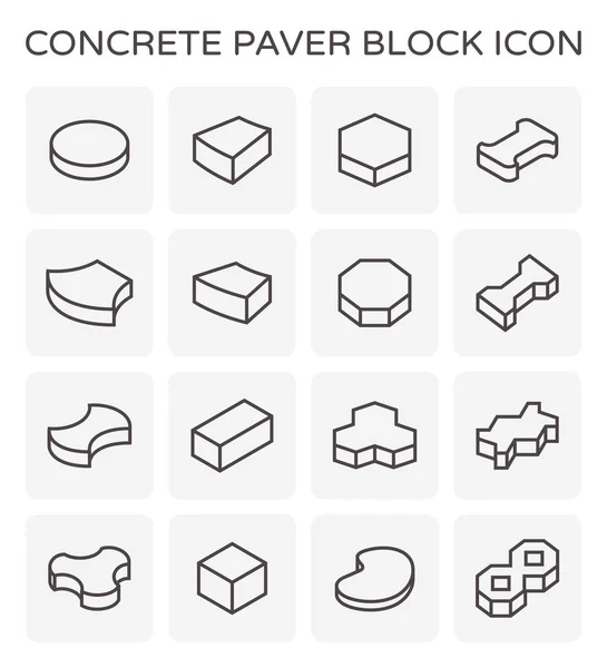 Piso bloco Paver —  Vetores de Stock