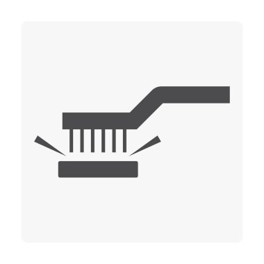 Beyaz kaynak eser ve aracı simgesini.