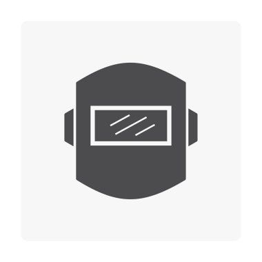 Beyaz maske simgesini.