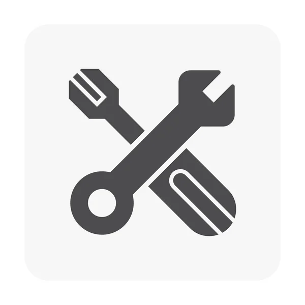 Mechanics icon black — стоковый вектор