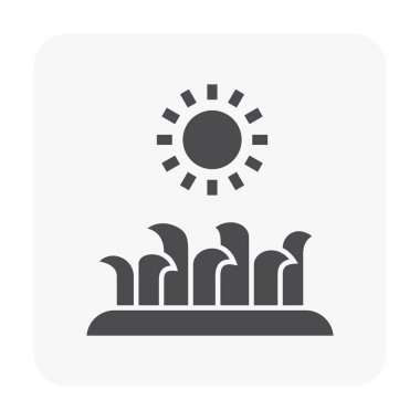 Bahçe araç simgesini