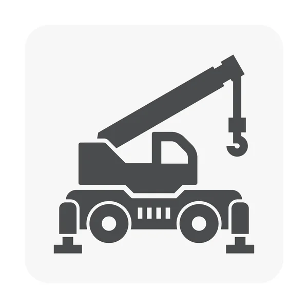 Mobile crane icon — Stock Vector