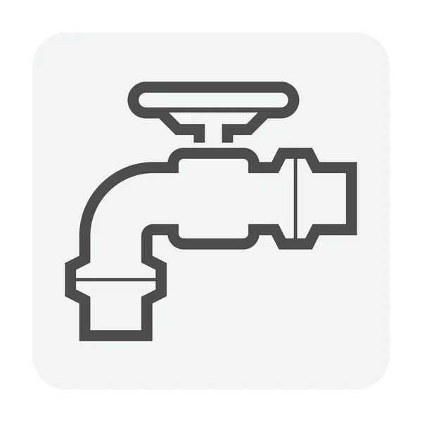 Pipe valve icon — Stock Vector