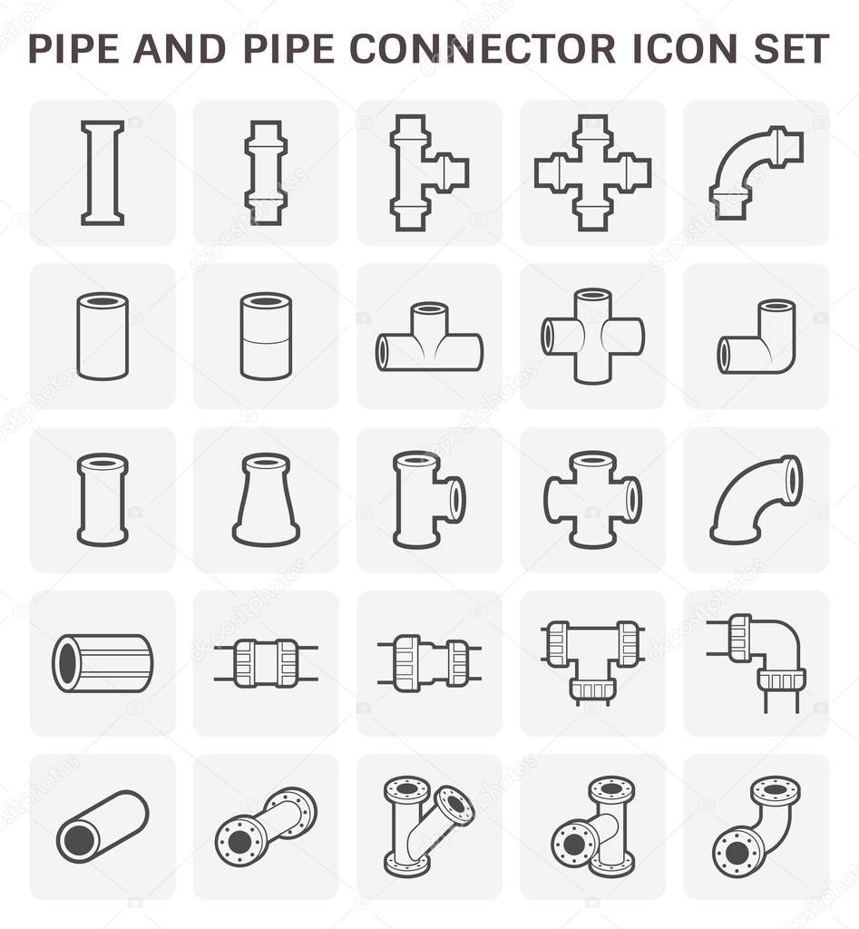 pipe connector icon