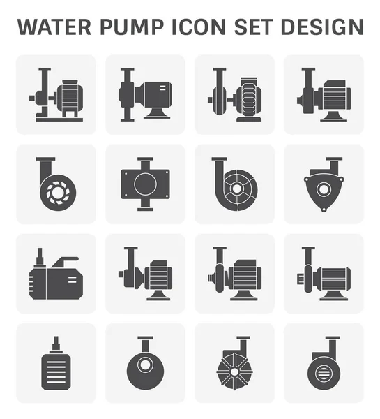 Icono de bomba de agua — Vector de stock