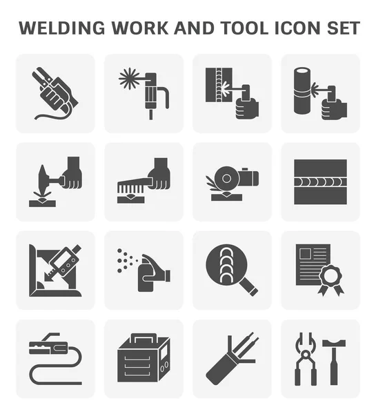 용접 작업 아이콘 — 스톡 사진