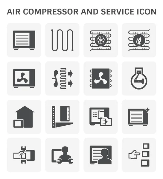 Значок воздушного компрессора — стоковый вектор
