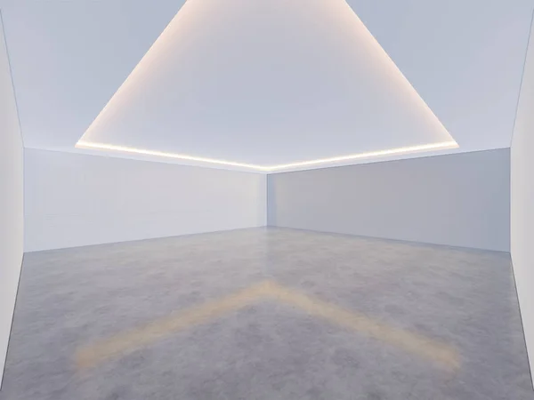 3D pustym pokoju — Zdjęcie stockowe
