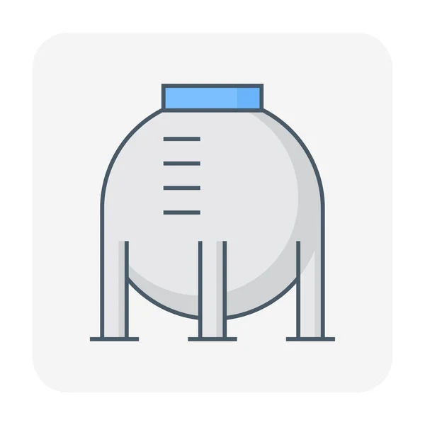 Gas tank ikonen — Stock vektor