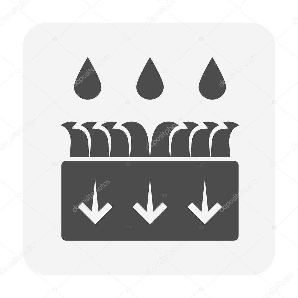 garden drainage icon