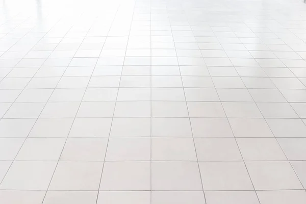 白色瓷砖地板 — 图库照片