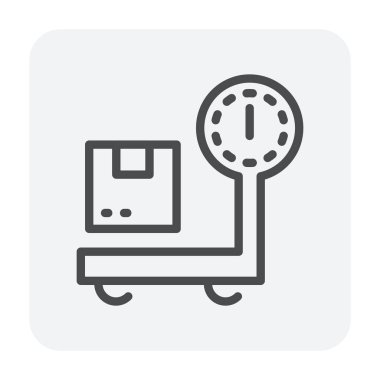 Tartı ölçek simgesi 