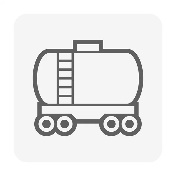 Aceite icono del tanque de gas — Vector de stock