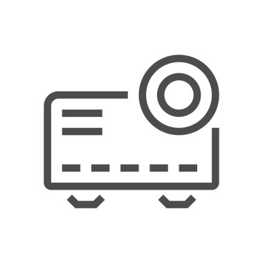 Projektör makine simgesi