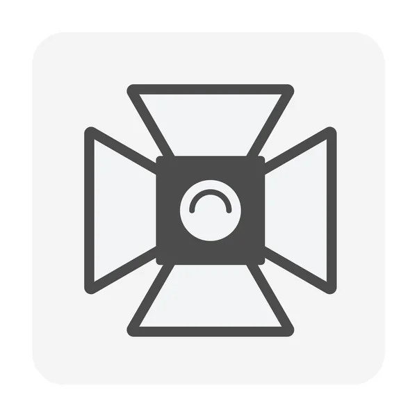 Camcorder campana icono — Vector de stock