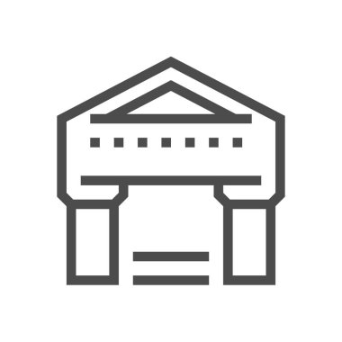 banka binası simgesi