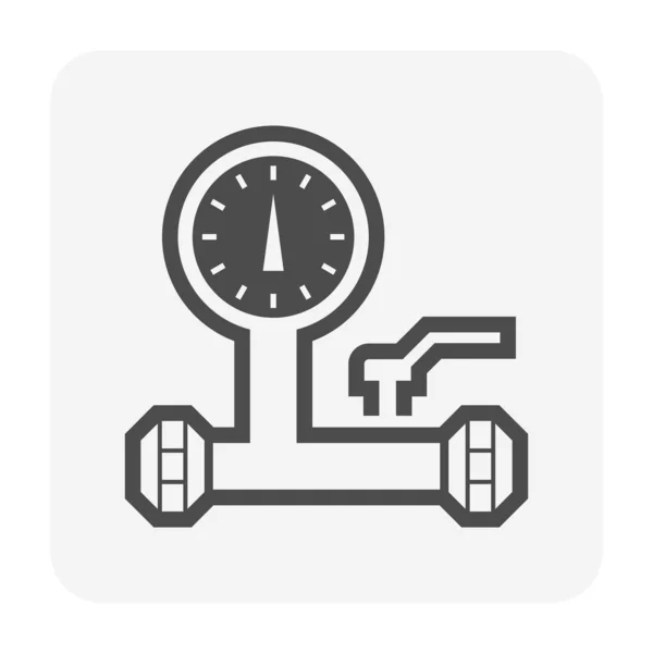 Manometer-Symbol — Stockvektor