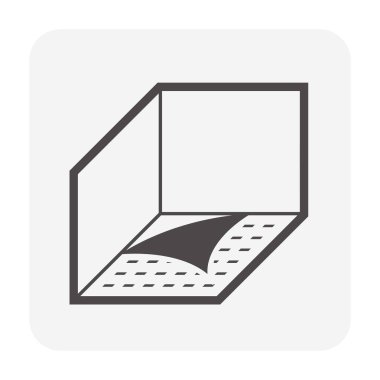 Linolyum simgesi siyah 