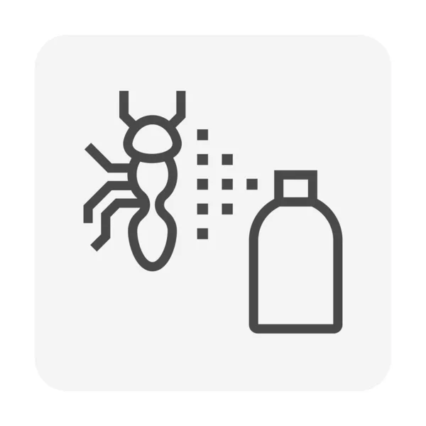 Problema de insectos icono — Vector de stock