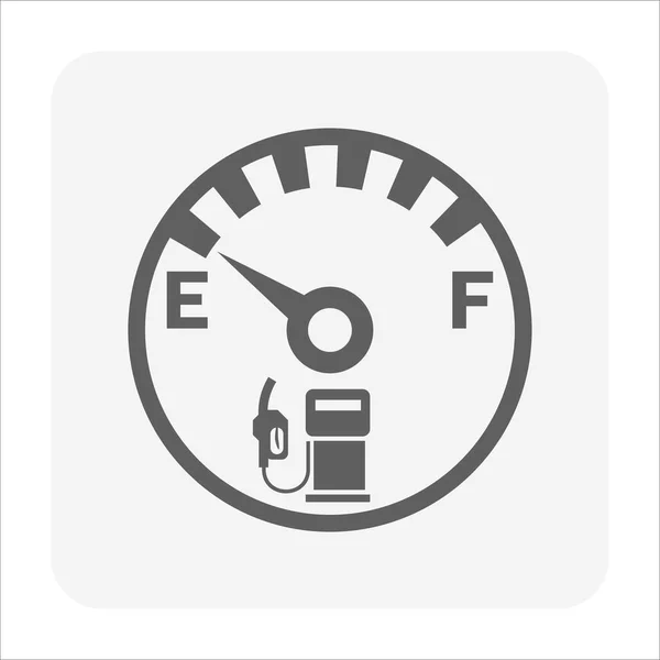 Oil gas gauge icon — Stock Vector