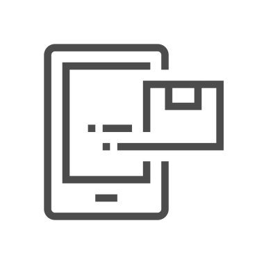 çevrimiçi alışveriş simgesi