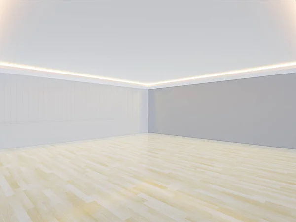 3D prázdný pokoj — Stock fotografie