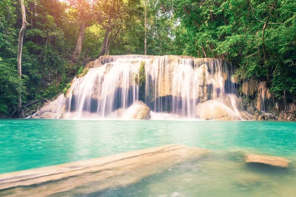 Erawan waterfall thailand — Stock Photo, Image