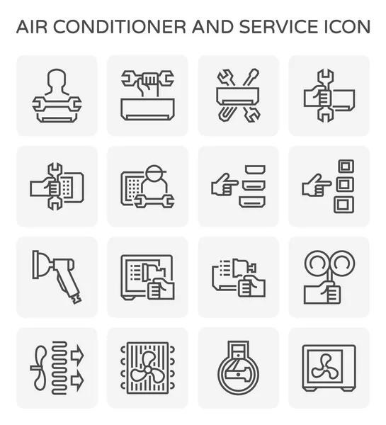 Serviço de ar condicionado — Vetor de Stock