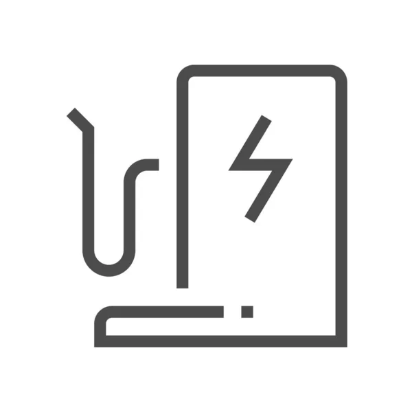 Electric car icon — Stock Vector