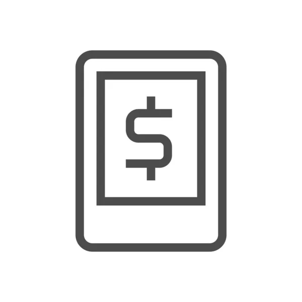 Mobil banking icon — 스톡 벡터